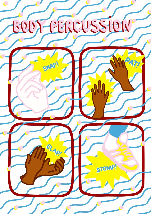 Maad'sterclass Body Percussions avec Katia Hara Diabat&eacute; au CECB ! 