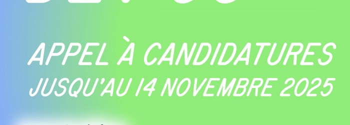 Appel &agrave; candidatures 2025/2026